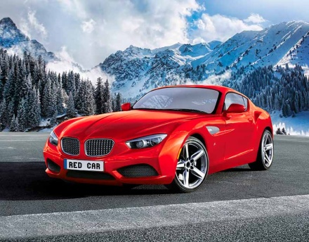 Календарь Трио 295*720мм на 2026г. Авто в горах