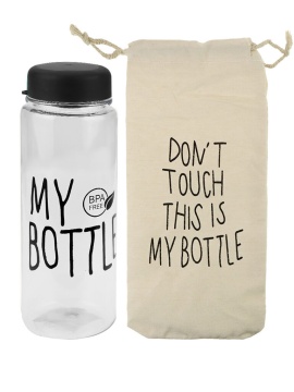 Бутылка для воды 600мл "My bottle" Летнее настроение