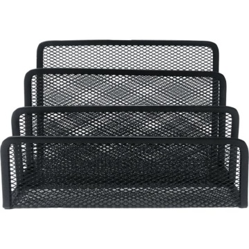 Подставка д\бумаг гориз. 17*8*13см металл, черная