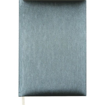 Ежедневник недат. А5 Attomex Regent 272 стр., черный металлиз., тв.обл, бумвинил, ляссе, 70г/м2