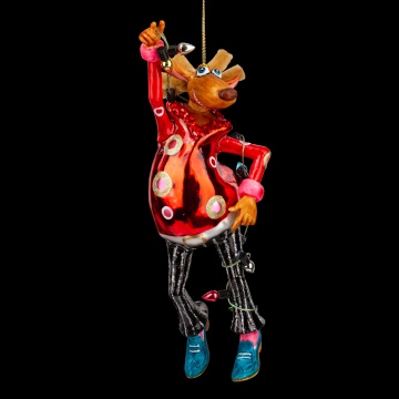 Украшение ErichKrause Decor Диско-лось 16см, стекло