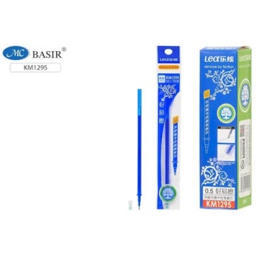 Стержни Гелевые для ручек пишет-стирает, длина стержня 126 mm, игольчатый наконечник 0,5 mm,. синий.