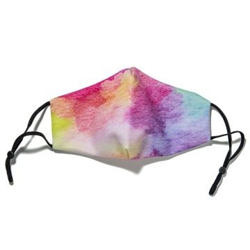 Маска гигиеническая 22,5*13см "Спектр цветов" хлопок + полиэстер