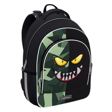 Ученический рюкзак с грудной перемычкой ErichKrause ErgoLine 15L Monster Smile