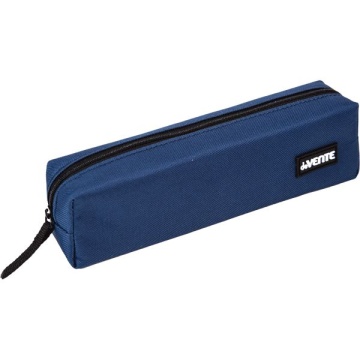 Пенал-косметичка (210*60*40) молния, ткань "Blue", с  каучук.аппликацией , на 30пр.,синий