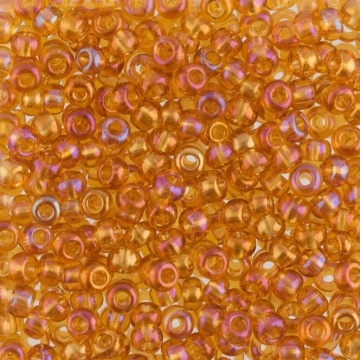 Бисер круглый "GAMMA" 2,3мм, 5гр стекло, прозрачный, песочный