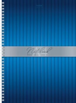 Тетрадь А4 7БЦ 80л кл. гребень Hatber "PLISSE" глянц.лам., перф.на отрыв