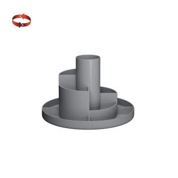 Подставка настольная вращающаяся пластиковая ErichKrause Сфера, Классика, серый