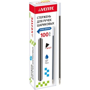 Стержень шар. deVENTE 144мм, 0,7мм, синий