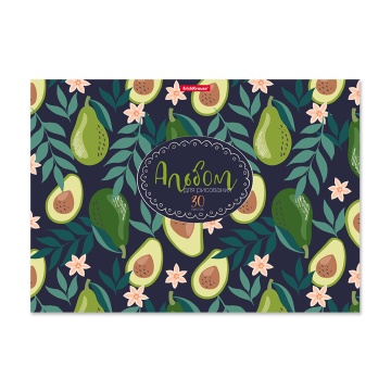Альбом А4 30л клеевой кор. "Avocado Dusk"