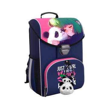 Ученический ранец с грудной перемычкой ErichKrause ErgoLine 15L Panda Hugs