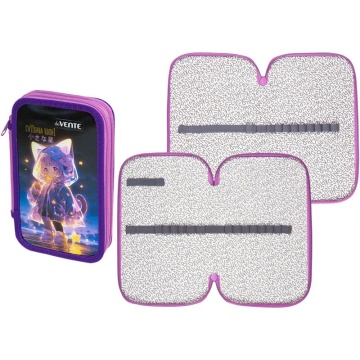 Пенал 1 отд. (205*120*30) молния, ламинат с конгр.тиснением Chiisana Hoshi