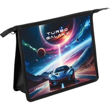 Папка д/тетрад. А5 (243x200x80) 1отд. молния сверху, пластик "Turbo Galaxy",3D