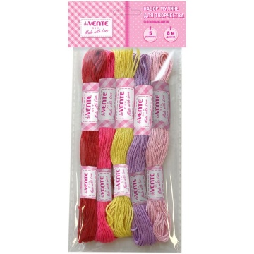 Набор ниток мулине"deVENTE.DIY Neon ART" , 8м., 5цв. 5шт.