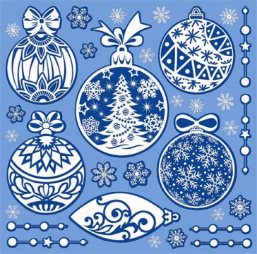 Витражная наклейка 33*33см "Игрушки" пластизоль