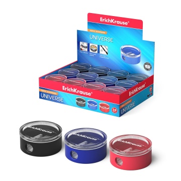 Точилка пласт. с контейнером  1 отв. UNIVERSE ErichKrause