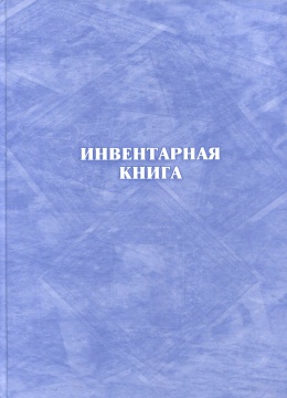 Инвентарная книга, А4, 128 стр. (бл.писчая, обл.офсет 120, переплёт 7БЦ)