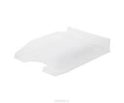 Лоток д\бумаг гориз. литой прозрачный