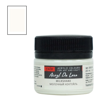 Краска акрил. "Акрил-Хобби" DeLux  20 мл, молочный коктейль