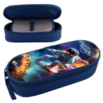 Пенал мягкий с откидной планкой. МОЙ КОСМОС