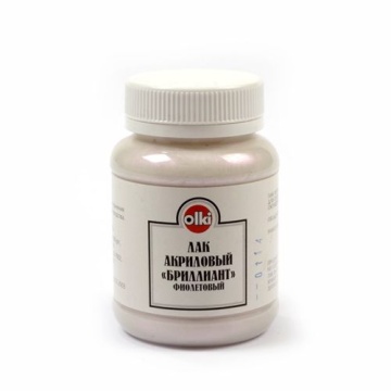 Лак акриловый  100 мл , бриллиантовый фиолетовый