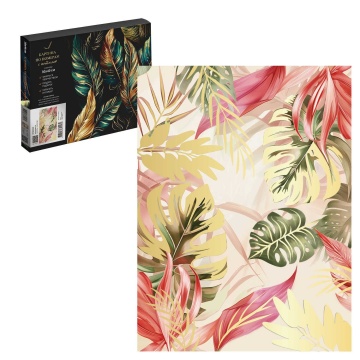 Картина по номерам на холсте с поталью 30*40см "Тропики"