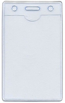 Карман для бейджа, вертикальный, 102*155мм