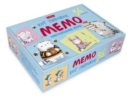 Игра Мемо "Приключения кота Пирожка"  (36 карточек)