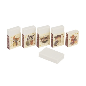 Ластик  BV "Love Me" супермягкий, бежевый, 23*35*9мм