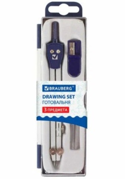 Готовальня "Student Oxford". 3 предм: циркуль 140мм, грифель, точилка, пенал