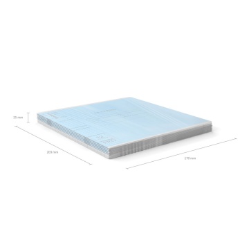 Тетрадь школьная ученическая с пластиковой обложкой на скобе ErichKrause Классика CoverPrо fizzy, го