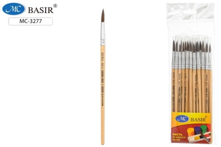 Кисть для рисования белка №4