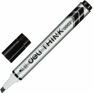 Маркер Deli. Think для белой доски 2-5мм черный