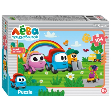 Пазлы  104 элемента  270*180мм  "Грузовичок Лёва. Друзья" (ООО "Первый проект")