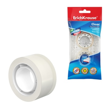 Скотч 24мм*20м, 2шт. CLEAR прозрачный