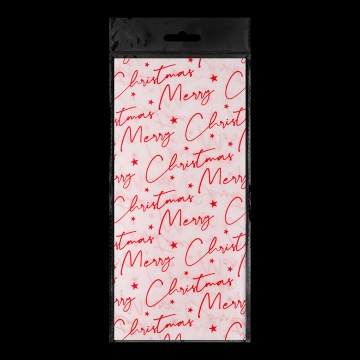 Набор ErichKrause Decor 4 листа упаковочной бумаги тишью С Рождеством 50х70см