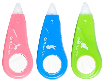 Корректирующая лента Deli 5мм*5м. ассорти