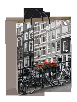 Пакет 40*30см (140мк) с пластиковой ручкой "Голландия" мягкий пластик