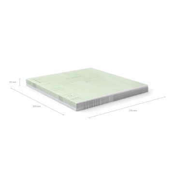 Тетрадь школьная ученическая с пластиковой обложкой на скобе ErichKrause Классика CoverPrо fizzy, зе