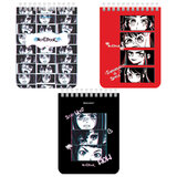 Блокнот А6. 108*145 мм. 40 л. Гребень, клетка. "Anime emotions"