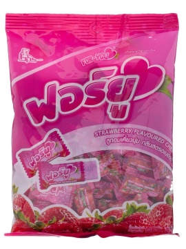 Жевательная конфета "Boonprasert "For You" Strawberry 140гр., со вкусом клубники, м/у. Цена за 1шт.