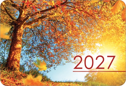 Календарь карманный (65х95мм) 2027 год "Природа". Ассорти, сборка 50 шт.