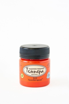 Краски темперные худож. 40мл. красная яркая