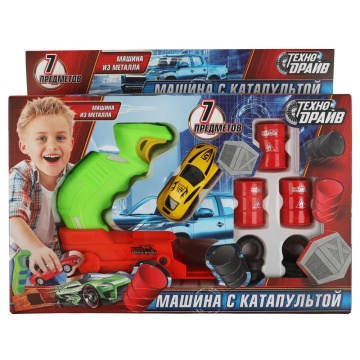 Машинка с катапультой 29*18см 7 предм.