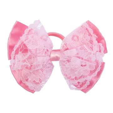 Резинка для волос "CHERRY MARY"  бант розовый