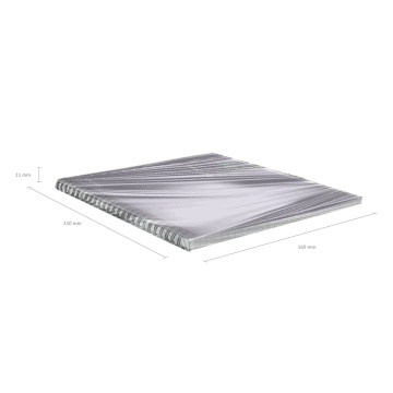 Тетрадь общая с пластиковой обложкой на спирали ErichKrause Manga, фиолетовый, А5, 80 листов, клетка