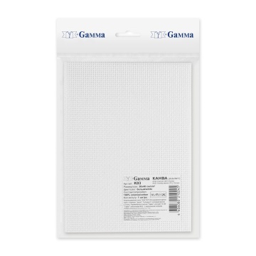 Канва Aida 11 30*40см 100% хлопок, белый