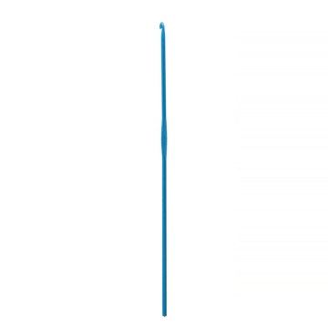 Крючок для вязания D=2,5мм, 15см в чехле синий