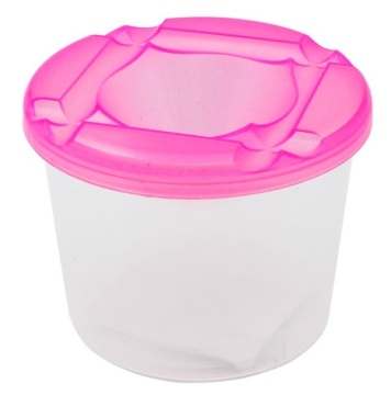 Стакан-непроливайка ПандаРог одинарный, розовый*500