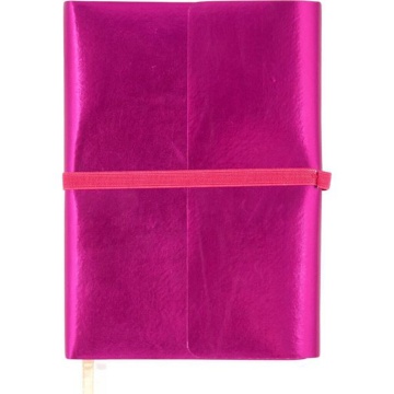 Ежедневник недат. А5 deVENTE Jardin 320стр., малиновый металлик, тв.обл.,кожзам., ляссе, 70гр/м2